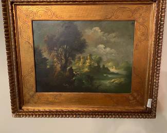 Von Ros 19th century. Painting early 20th century. 