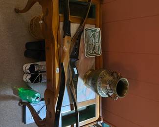 Hand inlaid wood numbered edition on the bows. 