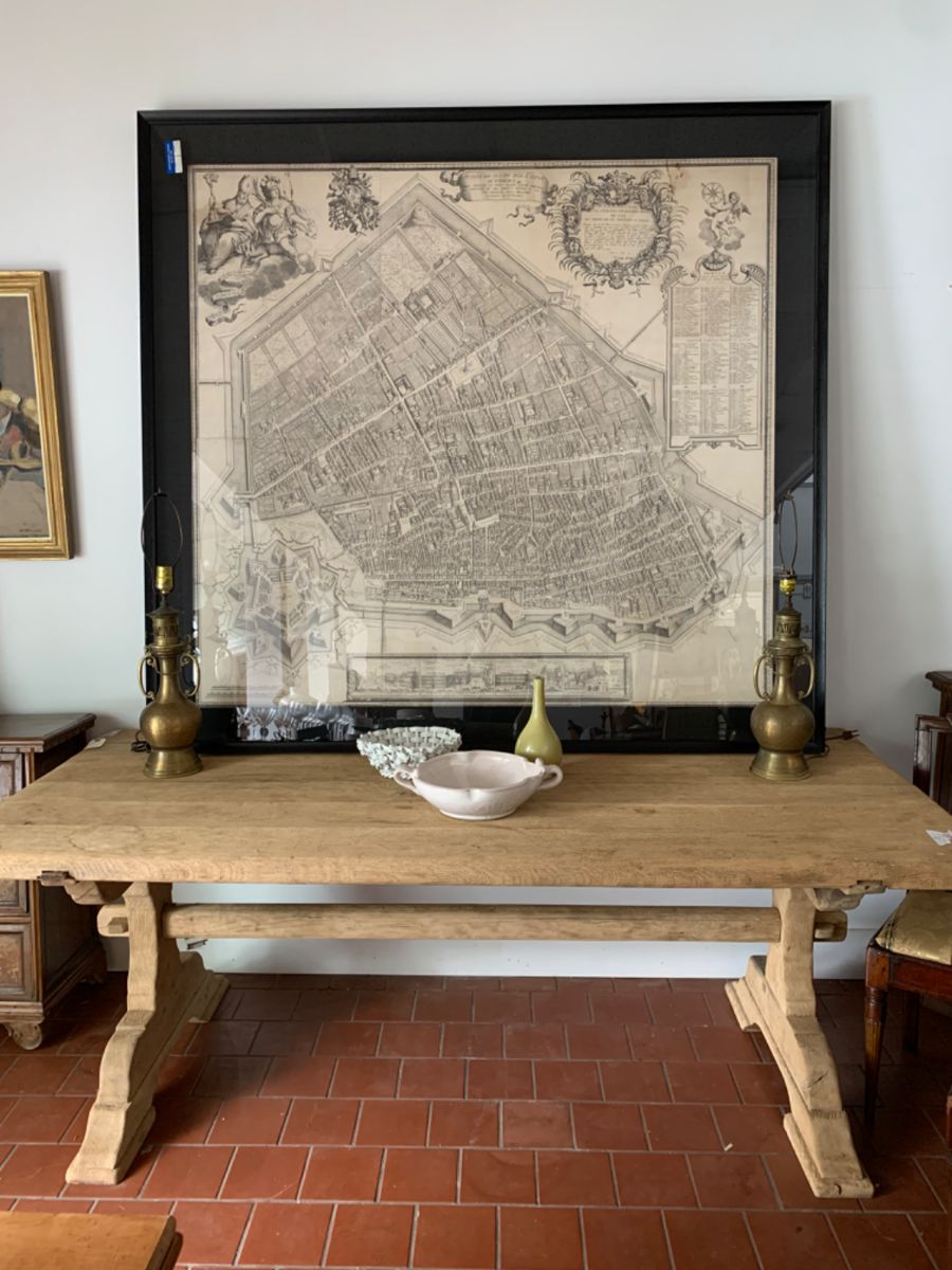 18th C map of Ferrara Italy