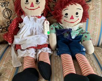 Vintage Raggedy Anne and Andy
