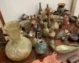 Ancient glass and antiquities