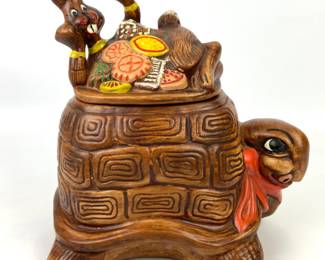 #54 • California Originals Tortoise & Hare Cookie Jar
