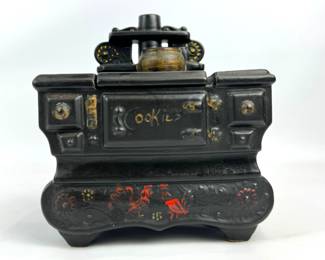 #152 • McCoy Cast Iron Stove Cookie Jar
