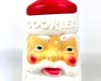 #236 • Empire Blow Mold Santa Cookie Jar - 1970s
