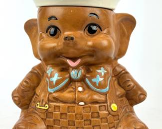 #276 • Twin Winton 1960's Sailor Baby Elephant Cookie Jar

