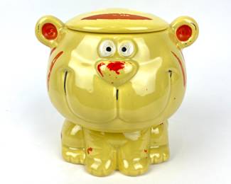 #260 • Holt Howard 1973 Smiling Tiger Cookie Jar - In 'Friend's' TV Show
