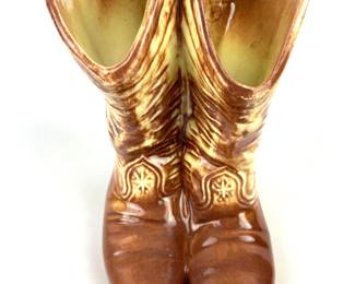 #37 • McCoy Pottery Cowboy Boots Vase
