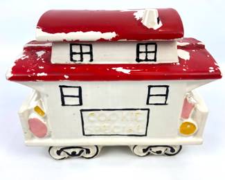 #8 • McCoy Pottery Caboose - Cookie Express Cookie Jar - 1961
