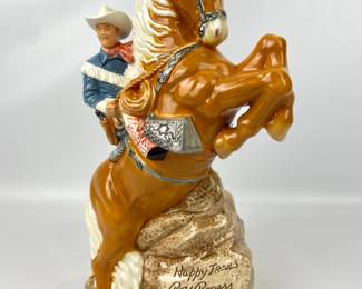 #144 • Happy Trails Roy Rogers & Trigger Horse Ceramic Cookie Jar - Limited Edition # 268
