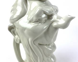 #92 • Hall China Ronald Reagan Caricature Tea Pot
