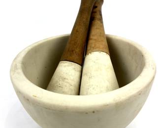 #15 • Trenton Stoneware Apothecary Mortar and Pestle
