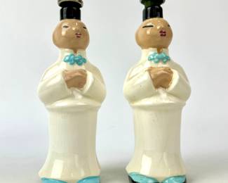 #266 • Clemisons California Pottery Laundry Sprinkler Bottles - Set of 2
