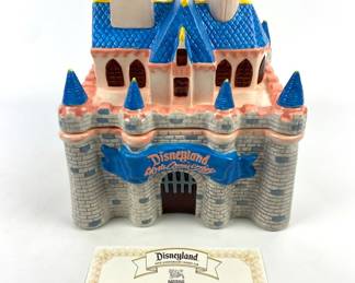 #210 • Disney 40th Anniversary Cinderella's Castle Cookie Jar - Limited Edition with COA - 1995 - NIB
