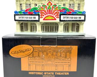 #198 • CitySights 1998 Historic State Theater Lighted Building - 1998
