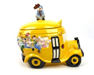 #26 • Vintage School Bus Cookie Jar
