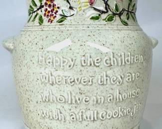 #6 • Red Wing Pottery Happy the Children Cookie Jar
