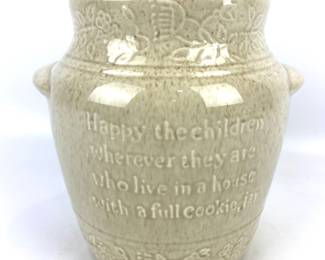 #14 • Red Wing Pottery Happy The Children Cookie Jar
