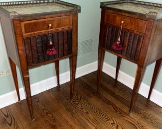 French Book Side Tables