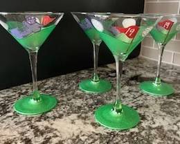 Martini glass detail