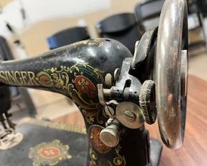 Singer sewing machine detail