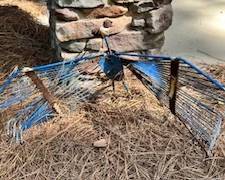 Hand made "tool" birds for yard decor. Totally unique!