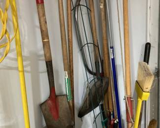 shovels etc.