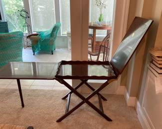 Fold out butlers table from Baker Furniture