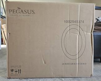 Lot 317 | New Pegasus Oval Deco Framed Medicine Cabinet