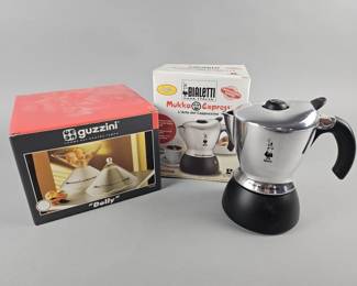 Lot 163 | Vintage Guzzini "Dolly" & Bialetti Mukka Express