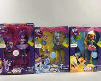 Lot 103 | 3 My Little Pony Equestria Girls New in Boxes