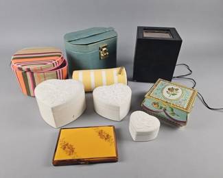 Lot 277 | Vintage Jewelry Boxes, Bags & More!