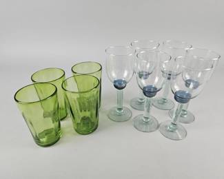 Lot 227 | Vtg Pfaltzgraff Northwinds Wine Glasses & More!