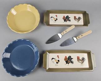 Lot 269 | New Vtg Sassafras 10" Pie Dishes & More!