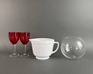 Lot 211 | Pilgrim Glass Vase & More