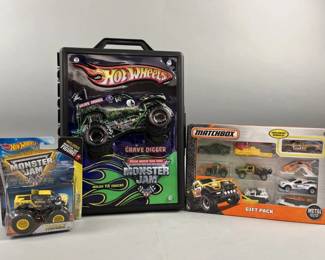 Lot 124 | Hot Wheels Monster Jam & New Matchbox Set