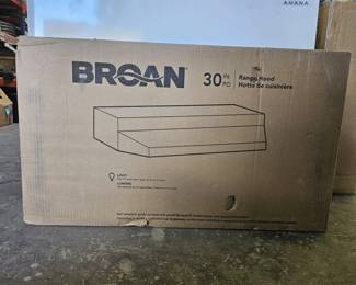Lot 353 | New Broan 30" Black Range Hood