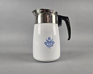 Lot 233 | Vtg Corning Ware 6cup Coffee Percolator