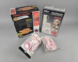 Lot 177 | New Vtg George Foreman, Handblender & More!