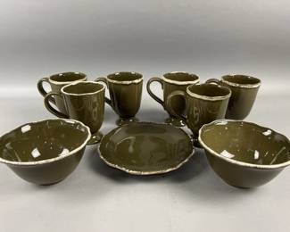 Lot 92 | Vietri Pottery Set Made in Italy