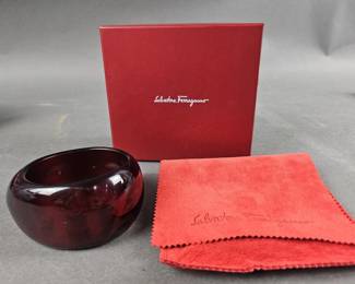 Lot 61 | Salvatore Ferragamo Wide Cuff Bracelet