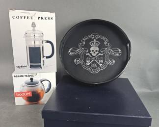 Lot 138 | Ralph Lauren Ayers Skull Bar Tray and More