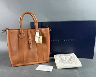Lot 19 | Ralph Lauren Vintage Kidel Leather Tote