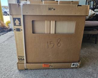 Lot 301 | Unfinished Hampton Bay 30" Wall Cabinet