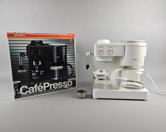 Lot 158 | Vintage Krups Café Presso Machines