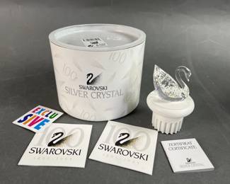 Lot 22 | Swarovski Silver Crystal Centenary Swan