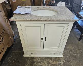 Lot 312 | Home Decorators Single Vanity Combo