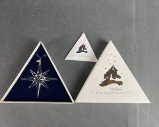 Lot 58 | 1995 Swarovski Holiday Snowflake Ornament