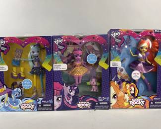 Lot 110 | 3 My Little Pony Equestrian Girls Rainbow Rocks
