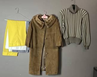 Lot 241 | Vintage Women's Suede Coat & More