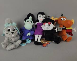 Lot 377 | Vintage Stuffins Rocky & Bullwinkle Plush Toys